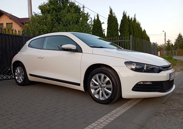 Volkswagen Scirocco cena 24500 przebieg: 188000, rok produkcji 2009 z Słomniki małe 497